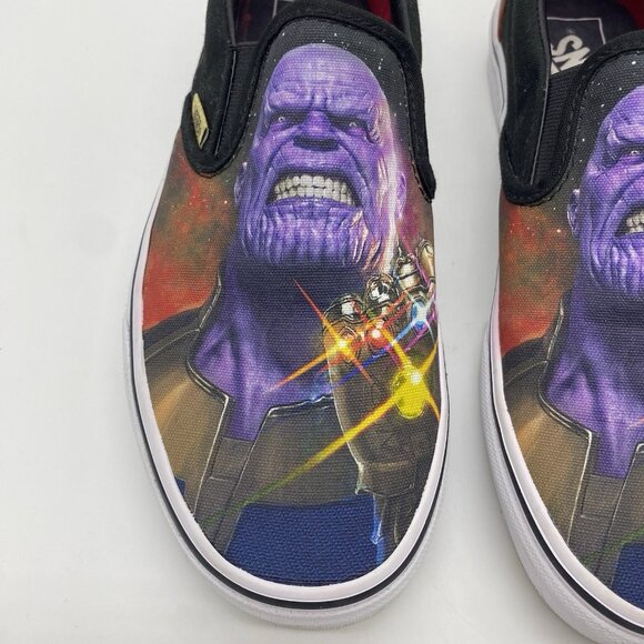 VANS x Marvel Avengers Classic Slip-On Infinity War Thanos Men's 8 Women's 9.5 - Picture 3 of 15